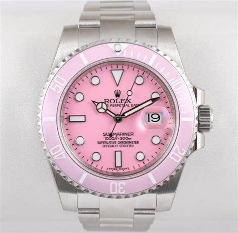 rolex rosa sub marin prezzo|rolex sottomarino stampato.